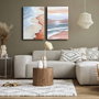 Wallity Conjunto de 2 Lienzos Decorativos Multicolor 45 x 70 cm